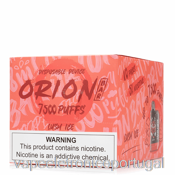 Vape Eletrônico [pacote Com 10] Vape Perdido Orion Bar 7500 Descartável
